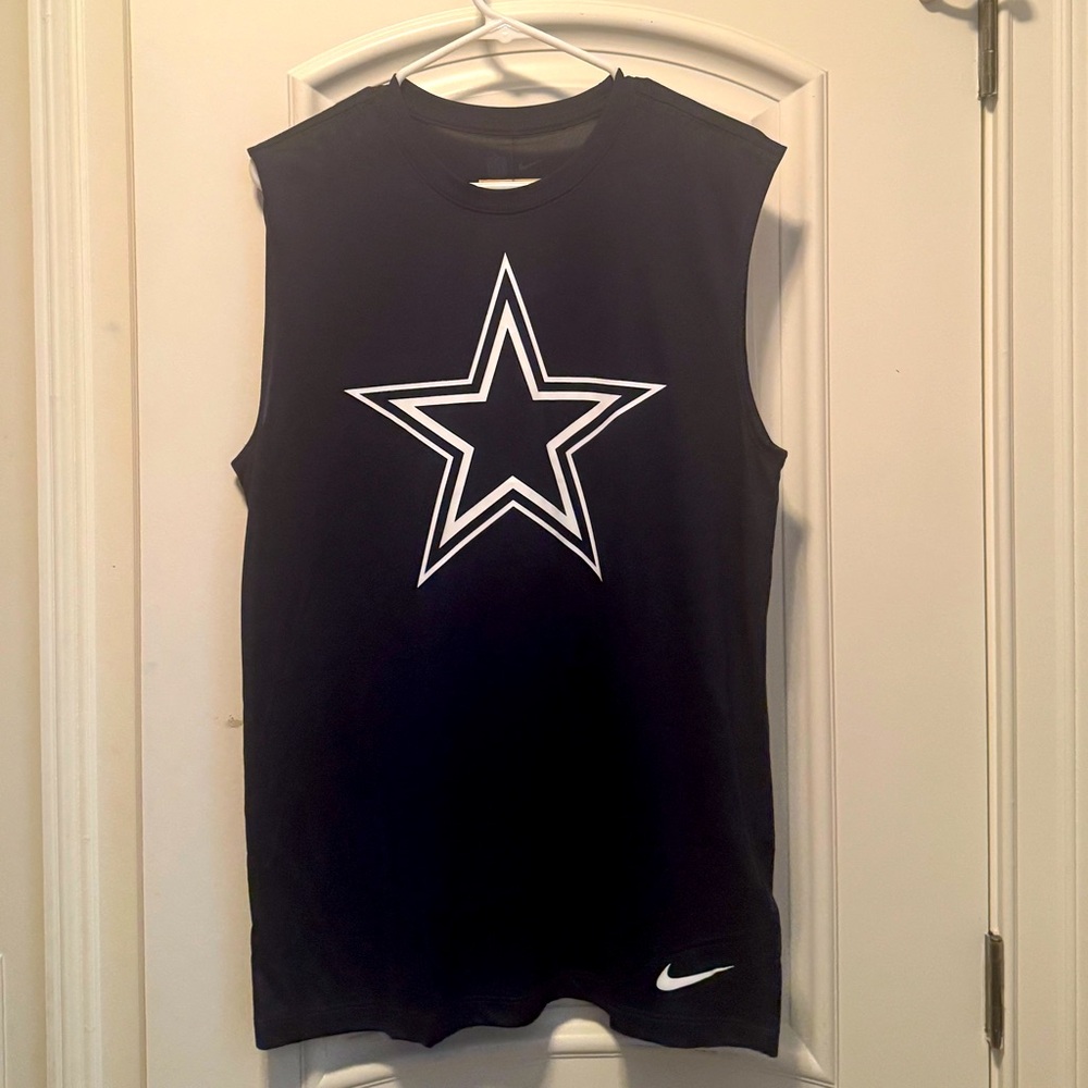 Dallas Cowboys Navy Nike Blitz Legend Performance Muscle Tank Top NWT